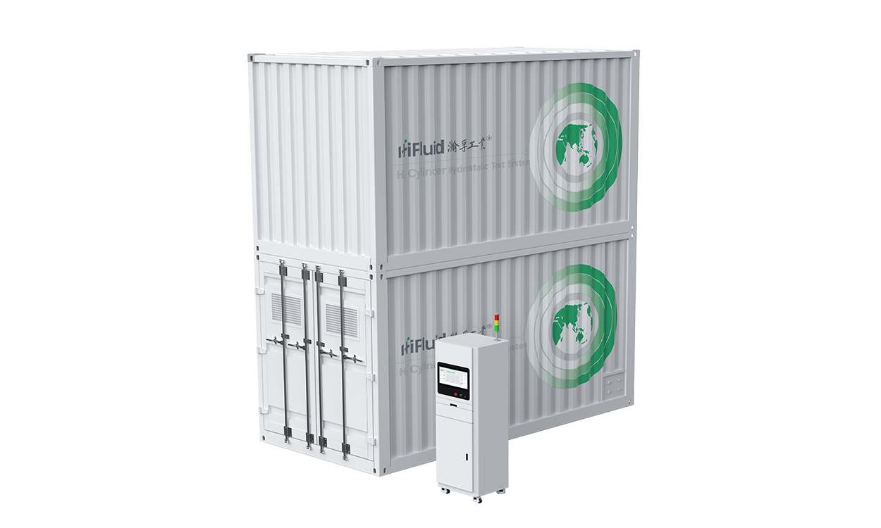 H₂ Cylinder Hydrostatic Test System